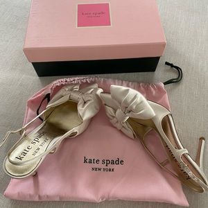 Kate spade bridal heels. Never worn.